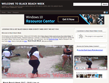 Tablet Screenshot of blackbeachweek.us